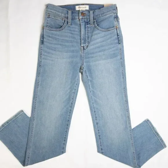 NEW Madewell Supersoft Stovepipe Jeans Plattwood, size 24 - Picture 7 of 16